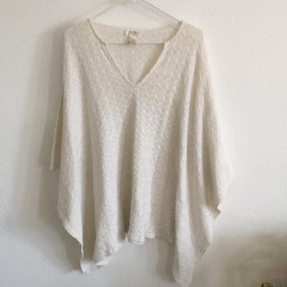 White flowy shirt